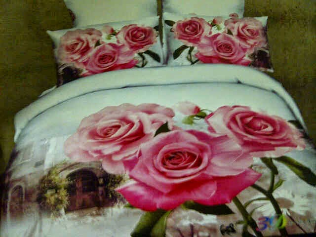 Sprei Jepang Motif Bunga Mawar