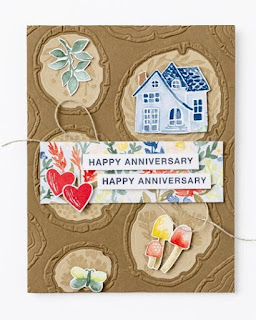 Stampin' Up! Rings of Love ~ Ringed with Nature Project  #stampinup #saleabration