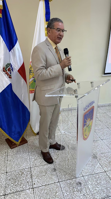 El Dr. Wilson Gómez Ramirez dicta "Conferencia Magistral" en la UCATEBA, sobre ley 1-24 relativa al DNI.