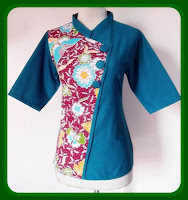 Model baju batik wanita modern