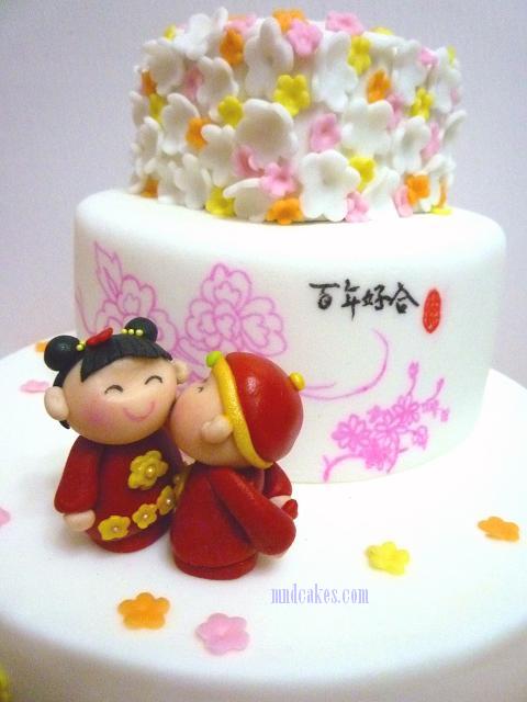 It's our very first 3tiered Chinese themed wedding cake