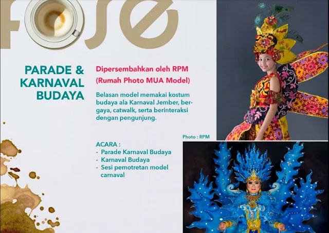 karnaval parade budaya kostum nusantara foto model MUA