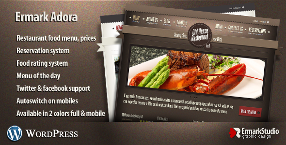 Ermark Adora Wordpress - ThemeForest Item for Sale