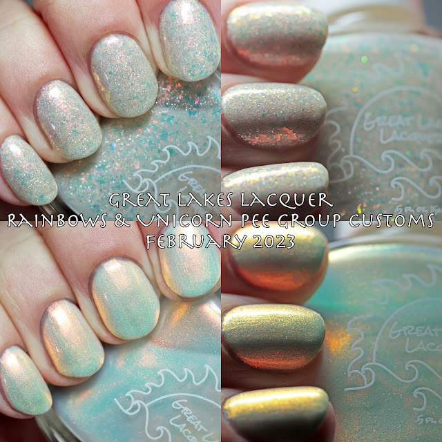 Great Lakes Lacquer Rainbows & Unicorn Pee Group Customs February 2023