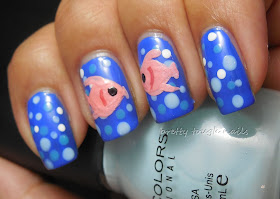 #31DC2013 Polka Dots With Kissing Fish