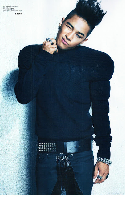 Taeyang L'Officiel Hommes Magazine Scans