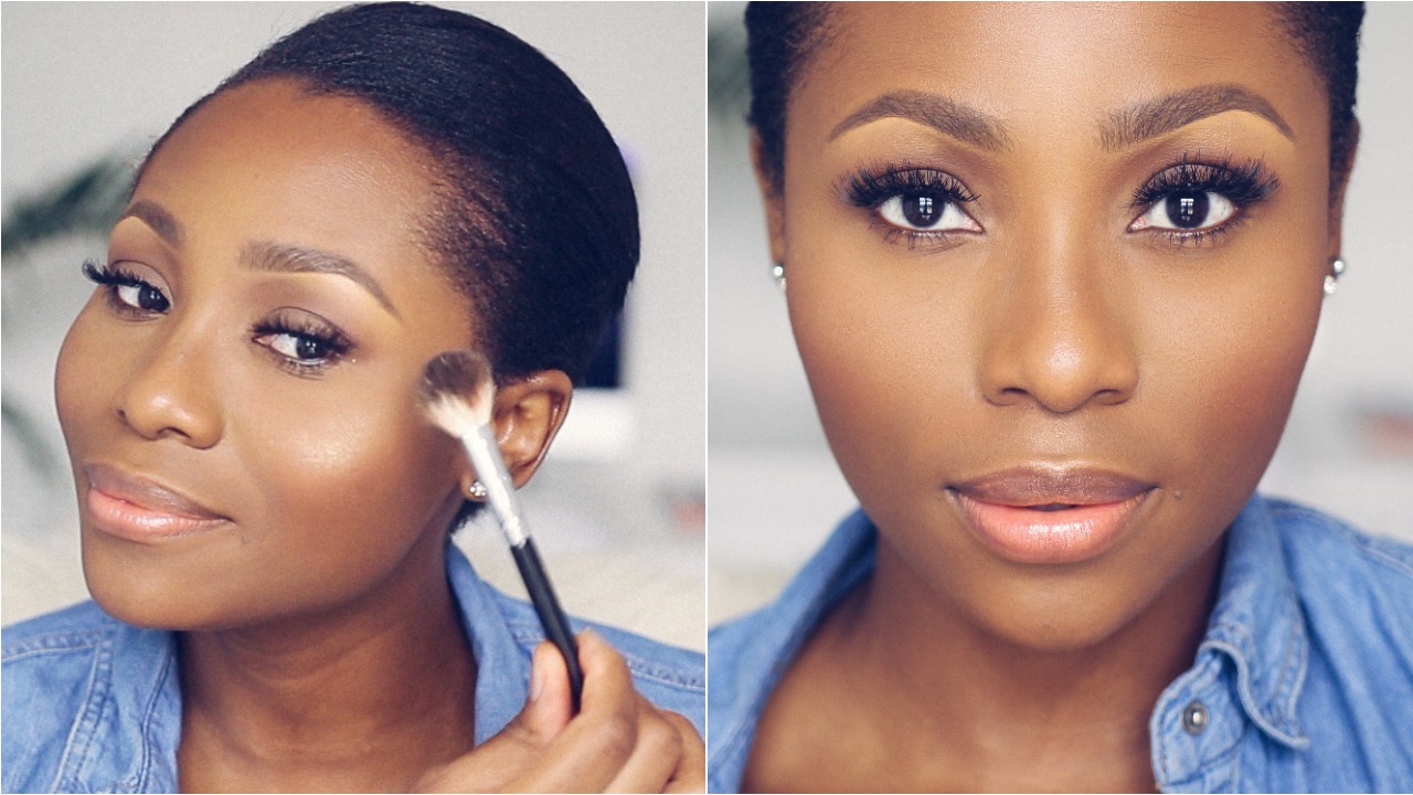 EASY BACK TO SCHOOL WORK MAKEUP TUTORIAL Dimma Umeh Nigerian