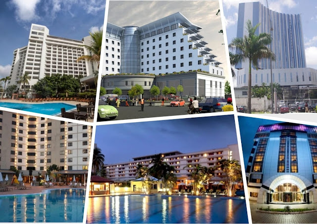 20 most expensive hotels in Nigeria and how much is one night