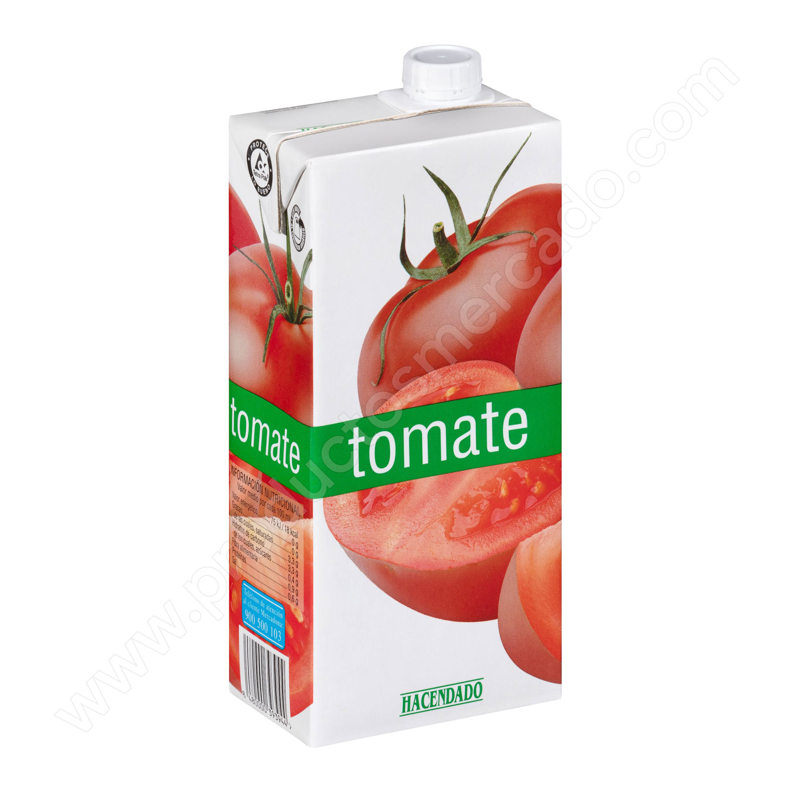 Zumo de tomate Hacendado