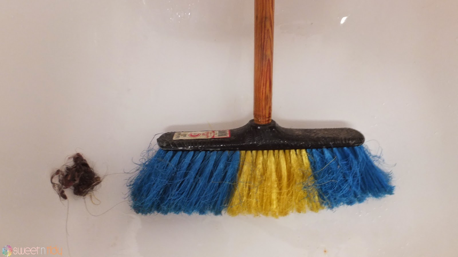 Cleaning mop and broom
