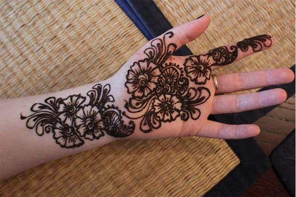 easy mehndi designs for kids hands