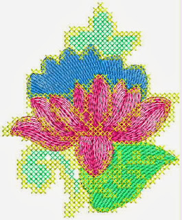 Arrow motifs Floral design Patch