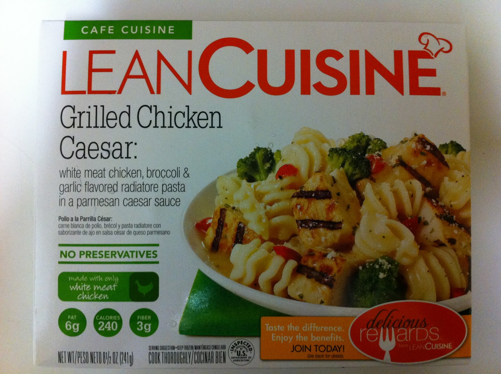 Freezer Aisle: Lean Cuisine - Grilled Chicken Caesar (6.5/10)