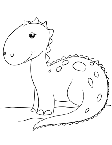 Dinosaur Coloring Pages For Kids Printable. Top 14 Free Printable