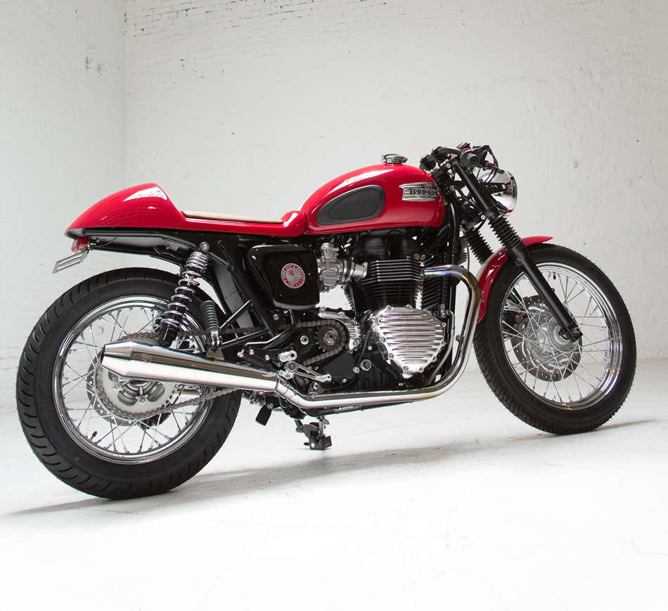 2013 Triumph  Bonneville Cafe  Racer  Give Away way2speed