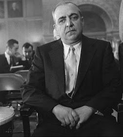 El jefe mafioso Russell Bufalino en 1958