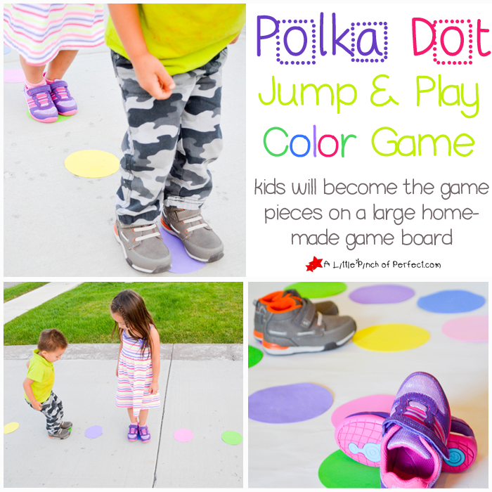 Polka Dot Jump And Play Game For Kids