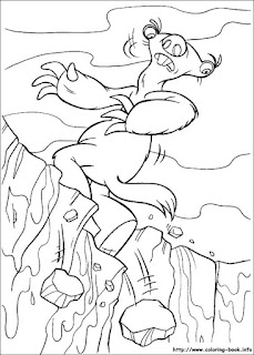 Smilodon coloring page