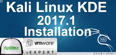 Kali Linux 2017.1 KDE Plasma Installation