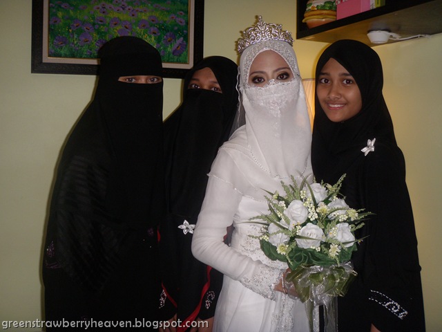 littledr swalimah purdah or face veil pengantin 