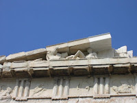 Metopa del friso del partenon. Grecia antigua. Arquitectura griega