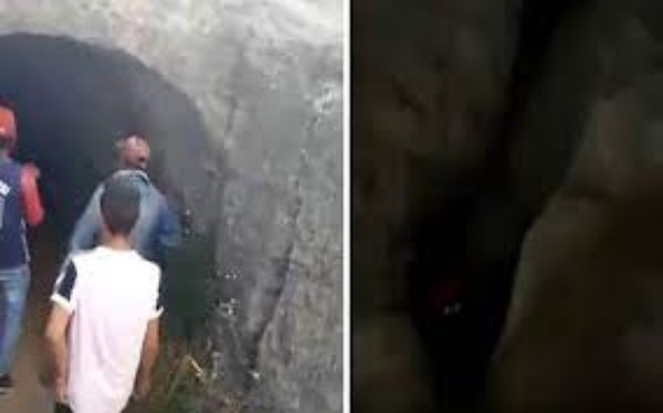  Jóvenes huyen aterrados tras grito desgarrador en un túnel, terminan con los pelos de punta, video causa pánico