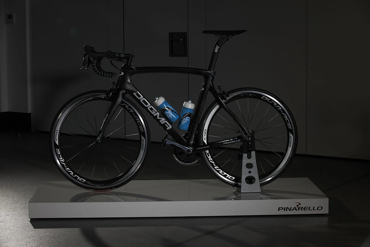 Jaguar, Team Sky and Pinarello - Tour de France racing bike side