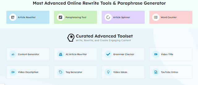 Online Rewrite Tools & Paraphrase Generator