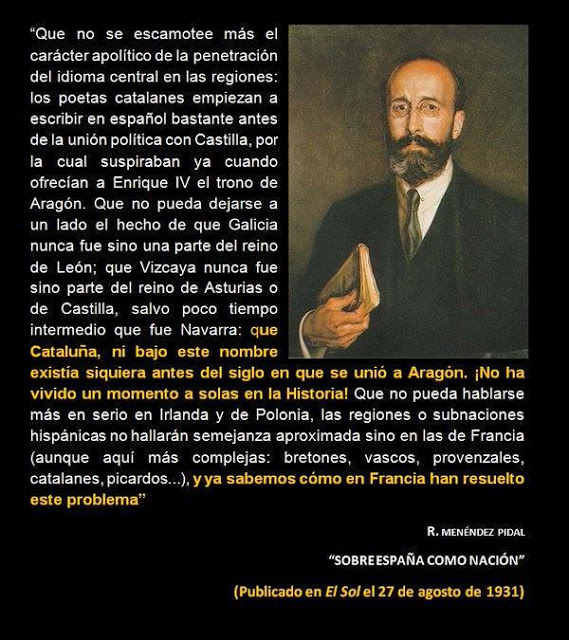 Ramón Menéndez Pidal, idioma, Cataluña