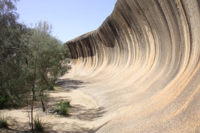 Wave rock is not adequately explained by secular geology. A Genesis Flood model is superior.