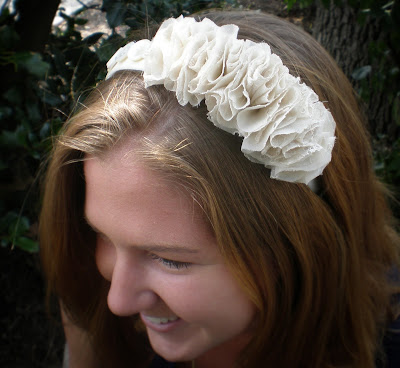 Craft Ideas Recycled on Recycling Ideas  Recycled Ruffled Headband Tutorial   Crafts Ideas