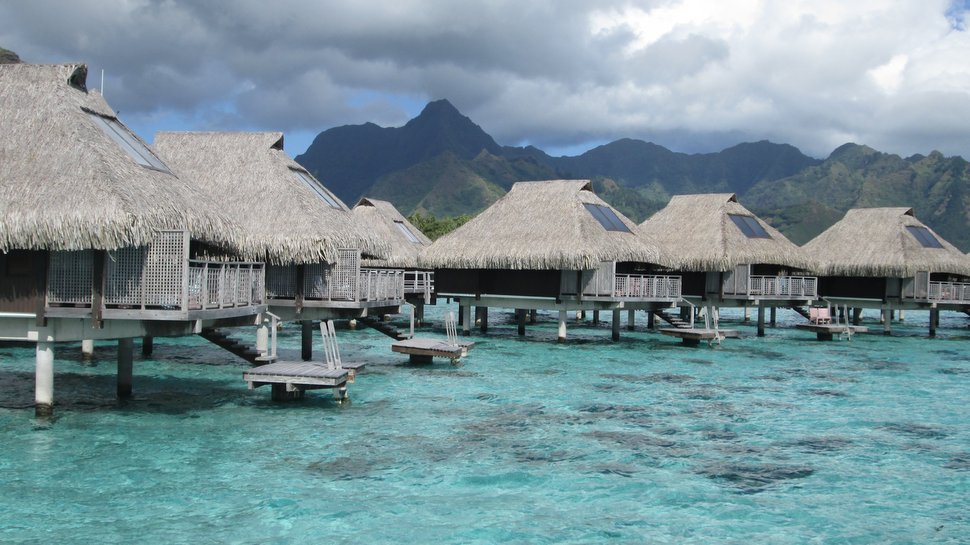 Bungalow lagon du Hilton Moorea Lagoon Resort & Spa