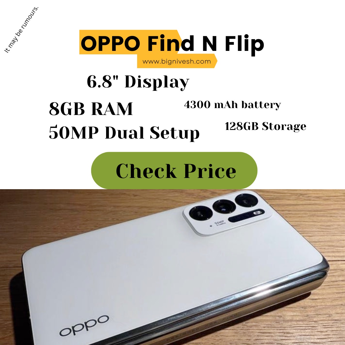 Oppo Find N Flip Phone Price in India