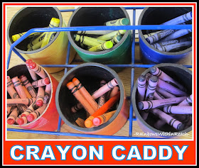 photo of: Crayon Caddie for Organization of Materials