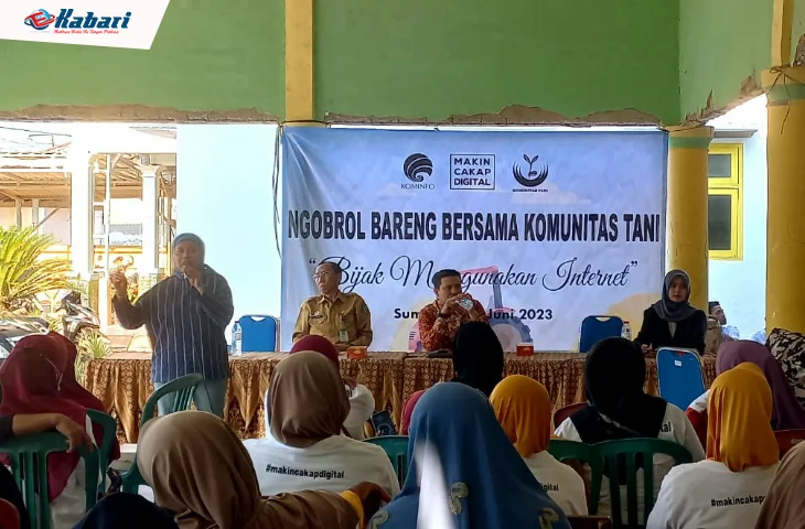 Petani Babbalan Sumenep Antusias Belajar Cakap Digital