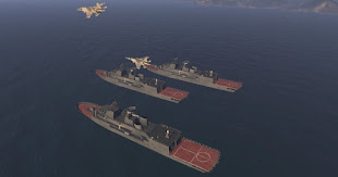 Arma3 MODのフリゲート艦リテクスチャ アドオン