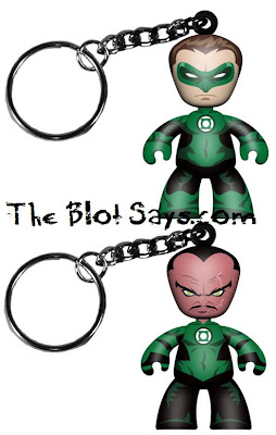 DC Universe Green Lantern Mini Mez-Itz Movie 2 Pack by Mezco Toyz - Green Lantern & Sinestro Key Chains