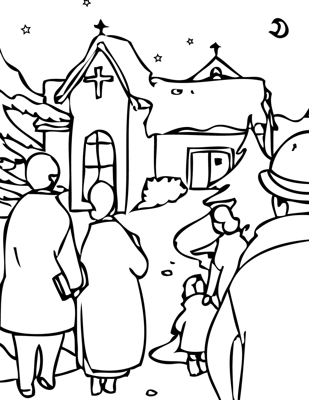 Download Christmas Eve Coloring Pages | Learn To Coloring