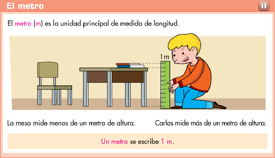 La Regla El Centimetro Y El Metro Mayo 12 - Lessons - Tes Teach