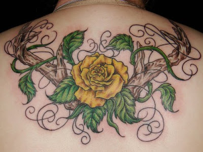 Rose Flower Tattoo Design New
