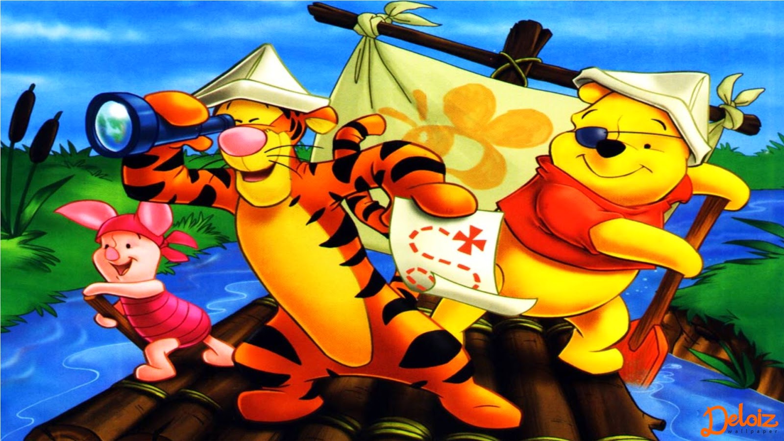 Wallpaper Atau DP BBM Winnie The Pooh HD Khusus Android 2015