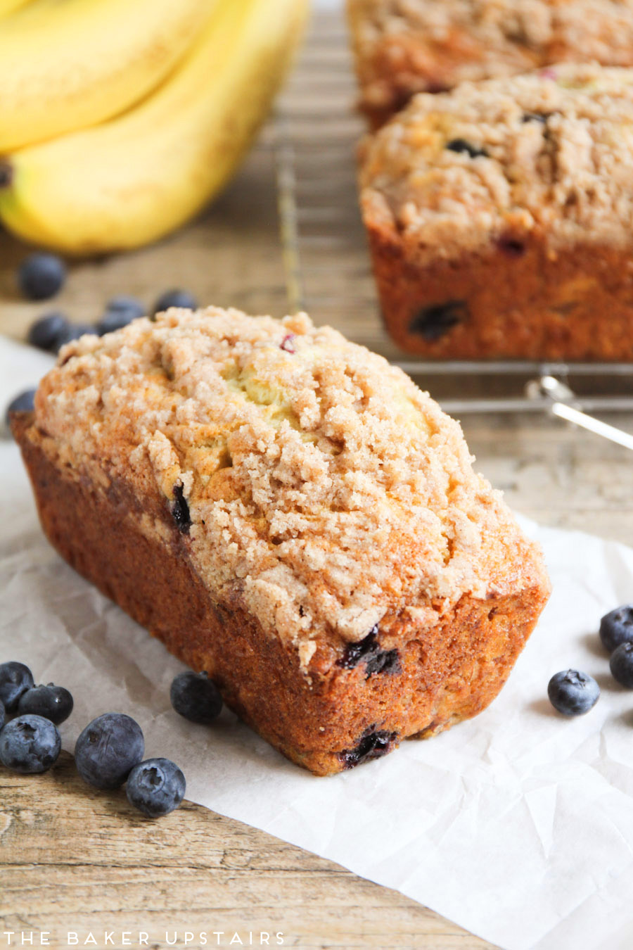 The Baker Upstairs: blueberry banana bread