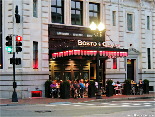 Dine Out Boston Agosto 2017: Fachada del Restaurante Boston Chops