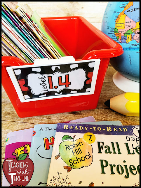 Really Good Stuff Labels for Classroom Library Bins