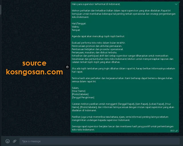 Kata-Kata Undangan WhatsApp tanpa Mengurangi Rasa Hormat