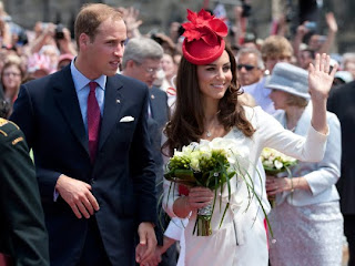 William and Kate, the Duke and Duchess of Cambridge, participate in Canada Day celebrations on Parliament Hill in Ottawa on Friday, July 1, 2011
