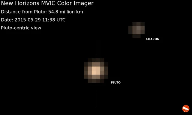 New Horizons Memotret Citra Berwarna Pluto untuk Pertama Kalinya!