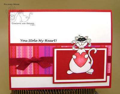 Picture of card front for You Stole My Heart Moxie Card