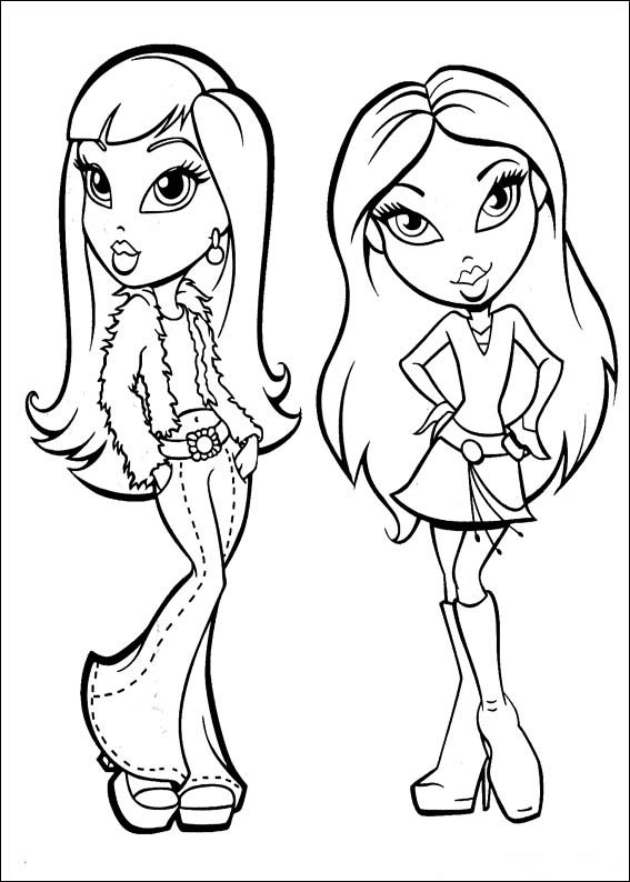 Download Bratz Coloring Pages ~ Free Printable Coloring Pages - Cool Coloring Pages