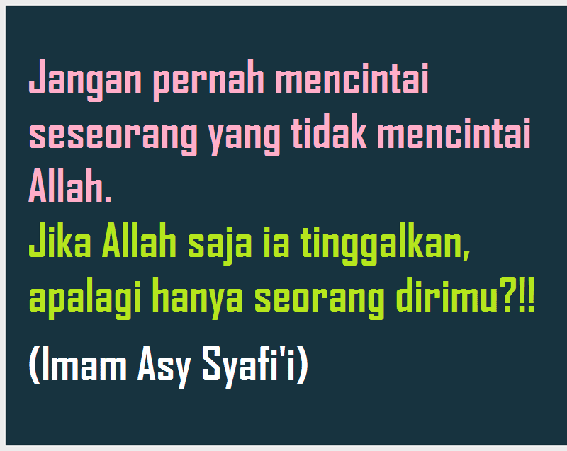  KATA  BIJAK ISLAMI